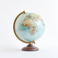 Kodak Portra Style Globe On Stand: African Influence And Consumer Culture Critique