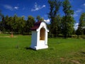 Koden shrine, he chapels of the Rosary among fields Royalty Free Stock Photo