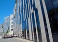 Koe-Bogen in Duesseldorf - famous architecture by the architect Daniel Libeskind Royalty Free Stock Photo