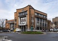 Koekelberg, Brussels Capital Region, Belgium - The Koekelberg atheneum high school facade