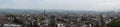 Koekelberg, Brussels Capital Region , Belgium - 180 degress panoramic view over the municipalities of Berchem Sainte Agathe, Royalty Free Stock Photo