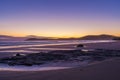 Koekohe beach at sunrise, Otago, New Zealand Royalty Free Stock Photo