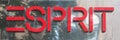 KOeLN - AUG 2019: Esprit sign