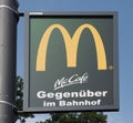 KOeLN - AUG 2019: McDonald's sign