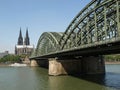 Koeln panorama Royalty Free Stock Photo