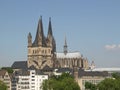 Koeln panorama Royalty Free Stock Photo