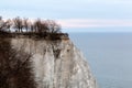 Koenigsstuhl (Stubbenkammer) at chalk cliff on Ruegen in Germany Royalty Free Stock Photo