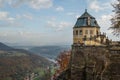 Koenigstein Konigstein fortress, Saxony Royalty Free Stock Photo