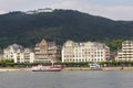 Koenigswinter germany and the rhine river Royalty Free Stock Photo