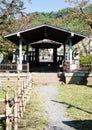 Entrance to Maenzuka, the cremation site of Takeda Shingen famous warlord of Sengoku period