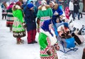 Khanty and Mansi people at the Reindeer