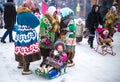 Khanty and Mansi people at the Reindeer