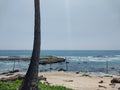 Koggla beach area sothern cost beautiful beach in sri lanka Royalty Free Stock Photo
