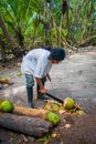 Kogi people, indigenous ethnic group, Colombia Royalty Free Stock Photo