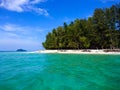 Koh Bulone island water and sky in Satun Royalty Free Stock Photo