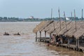 Koh Dach - Silk Island local beach, Island on Mekong river in Phnom Penh Cambodia