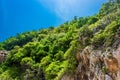 Koh kham mountain and blue sky pattaya thailand Royalty Free Stock Photo