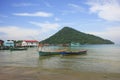 Koh Kon island seeing from Koh Rong Samlon island, Gulf of Thailand, Cambodia