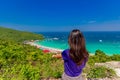 KOH LAN ISLAND, PATTAYA CITY, THAILAND - Nov 1, 2018 : Tourists Royalty Free Stock Photo