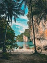 Koh Lao Lading paradise beach, island in the Andaman Sea between Phuket and Krabi Thailand