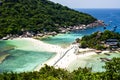 Koh Nang yuan Island,Surat,Thailand. one of the most famous diving point in thailand