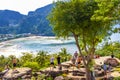 Koh Phi Phi Don Thailand beach island viewpoint panorama view Royalty Free Stock Photo