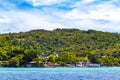 Koh Phi Phi Don Thailand island tropical beach limestone rocks Royalty Free Stock Photo