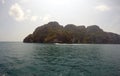 Koh Phi Phi Don clifs Thailand Royalty Free Stock Photo