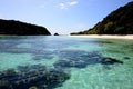 Koh Rok (Rok Island) is a small archipelago in southern Thailand in the Andaman Sea Royalty Free Stock Photo