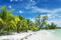 Koh rong island beach in cambodia