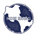 Koh Rong vector map.