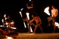 KOH SAMED, THAILAND - MARCH 24: Firestarters public show Royalty Free Stock Photo