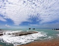 Koh Samui coast after the big flooding Royalty Free Stock Photo