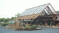 Unique Samui International Airport in the open air stock footage video