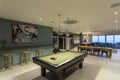 Residential Recreation Games Room Royalty Free Stock Photo