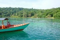 People maiking snorkeling at Koh Ta Kiev island on Cambodia