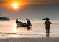 Koh Tao island girl on the beach