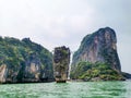 Koh Tapu island or James Bond Island,Thailand Royalty Free Stock Photo