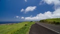 Kohala Mountain Highway between Hawi and Waimea Royalty Free Stock Photo