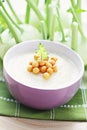 Kohlrabi soup Royalty Free Stock Photo