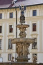 Kohls Fountain at The Prague Castle in Prague, Czech Republic Royalty Free Stock Photo