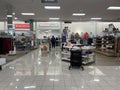 Kohls retail store interior during the holidays wide view