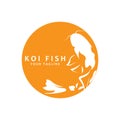 Koi Fish Logo Design