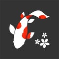 Koi logo japan fish japanese, Koi Fishes Logo. Luck, prosperity and good fortune.