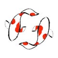 Koi logo japan fish japanese, Koi Fishes Logo. Luck, prosperity and good fortune.