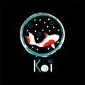 Koi logo japan fish japanese, Koi Fishes Logo. Luck, prosperity and good fortune.