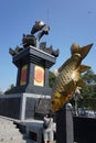 Koi monument koi fish monument in Blitar, East Java Indonesia