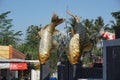 Koi monument koi fish monument in Blitar, East Java Indonesia
