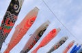 Koinobori carp streamer Japan Royalty Free Stock Photo