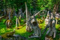 Koitsanlahti, Finland, July 26, 2022: Parikkala Sculpture Park i